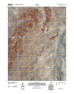 Red Rock Knoll 2010 topographic map thumbnail