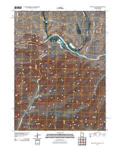 Swallow Canyon 2011 topographic map thumbnail