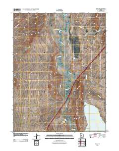 Mills 2010 topographic map thumbnail