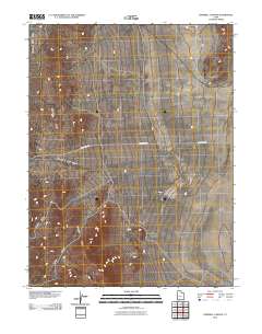 Dowdell Canyon 2010 topographic map thumbnail