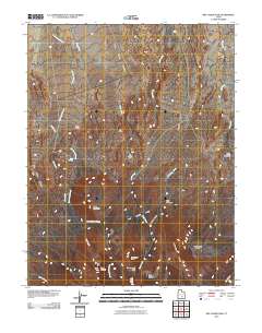 Dry Lakes Peak 2010 topographic map thumbnail