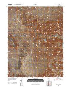 Ireland Mesa 2010 topographic map thumbnail