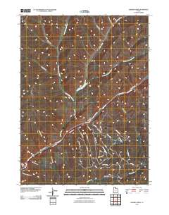 Heiners Creek 2010 topographic map thumbnail