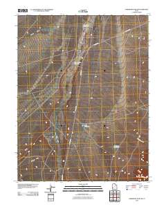 Lamerdorf Peak NW 2010 topographic map thumbnail