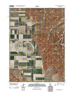 Grover Canyon 2011 topographic map thumbnail