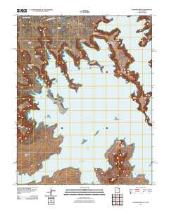 Gunsight Butte 2011 topographic map thumbnail