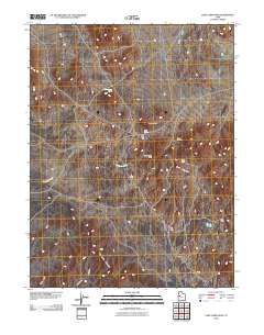 Lady Laird Peak 2010 topographic map thumbnail