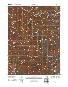 Lowe Peak 2011 topographic map thumbnail