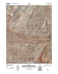 Sand Ridge 2010 topographic map thumbnail
