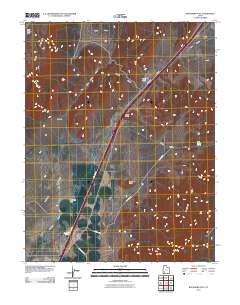 Buckhorn Flat 2010 topographic map thumbnail