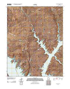 Bullfrog 2011 topographic map thumbnail