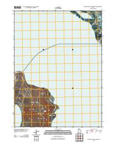 Antelope Island North 2011 topographic map thumbnail