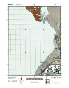 Antelope Island South 2011 topographic map thumbnail