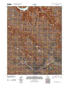 Bowdie Canyon East 2011 topographic map thumbnail
