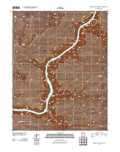 Bowdie Canyon West 2011 topographic map thumbnail