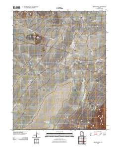 Brown Knoll 2010 topographic map thumbnail