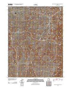 Big Pack Mountain NE 2011 topographic map thumbnail