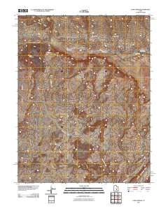 Caine Springs 2011 topographic map thumbnail
