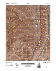Bluff SW 2010 topographic map thumbnail