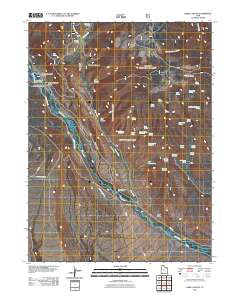 Dark Canyon 2011 topographic map thumbnail