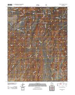 Canaan Peak 2011 topographic map thumbnail
