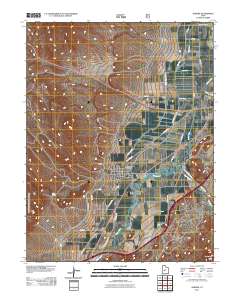 Aurora 2011 topographic map thumbnail