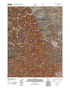 Beehive Peak 2011 topographic map thumbnail