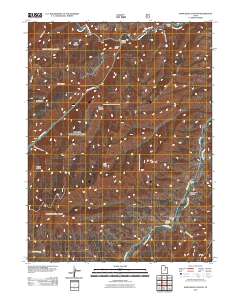 Avintaquin Canyon 2011 topographic map thumbnail