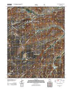 Asay Bench 2011 topographic map thumbnail
