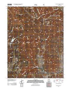 Delano Peak 2011 topographic map thumbnail