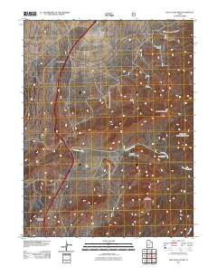 Dog Valley Peak 2011 topographic map thumbnail