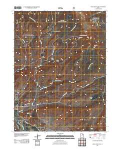 Farm Creek Peak 2011 topographic map thumbnail