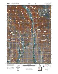 Ice Cave Peak 2011 topographic map thumbnail