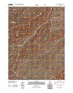 Gilsonite Draw 2011 topographic map thumbnail