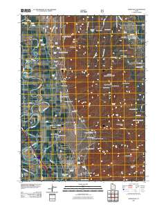 Honeyville 2011 topographic map thumbnail
