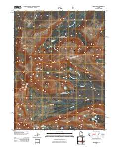 Kings Peak 2011 topographic map thumbnail
