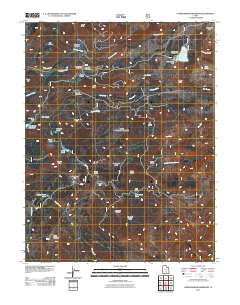 Lower Bowns Reservoir 2011 topographic map thumbnail