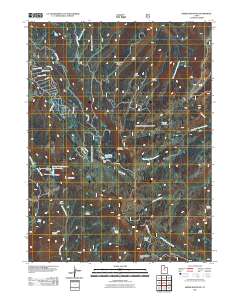 Heber Mountain 2011 topographic map thumbnail