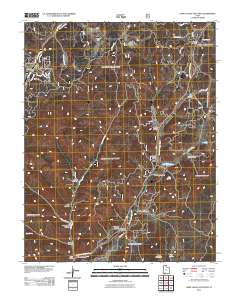 Long Valley Junction 2011 topographic map thumbnail