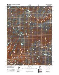 Leidy Peak 2011 topographic map thumbnail
