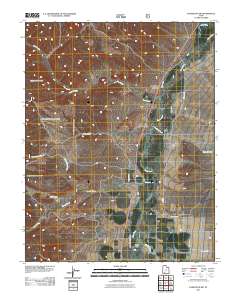 Panguitch NW 2011 topographic map thumbnail
