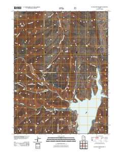 Scofield Reservoir 2011 topographic map thumbnail