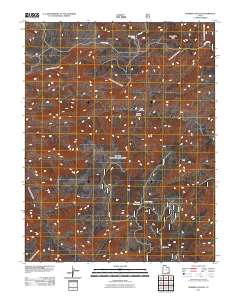 Warren Canyon 2011 topographic map thumbnail