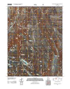 Water Creek Canyon 2011 topographic map thumbnail