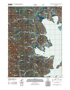 Strawberry Reservoir NW 2011 topographic map thumbnail