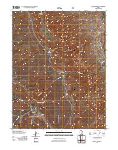 Golden Throne 2011 topographic map thumbnail