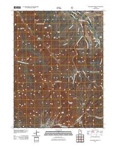 Wallsburg Ridge 2011 topographic map thumbnail