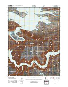 Flaming Gorge 2011 topographic map thumbnail