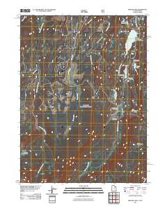 Bridger Lake 2011 topographic map thumbnail