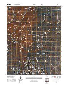 Abajo Peak 2011 topographic map thumbnail